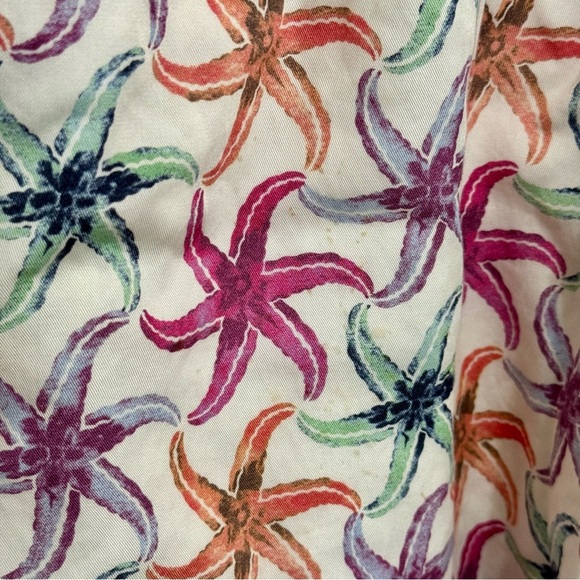 Scotch & Soda Gia Starfish Print Colorful Trouser Pull On Pants Size XL - Picture 13 of 13